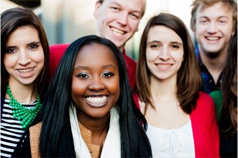 Group of Smiling People